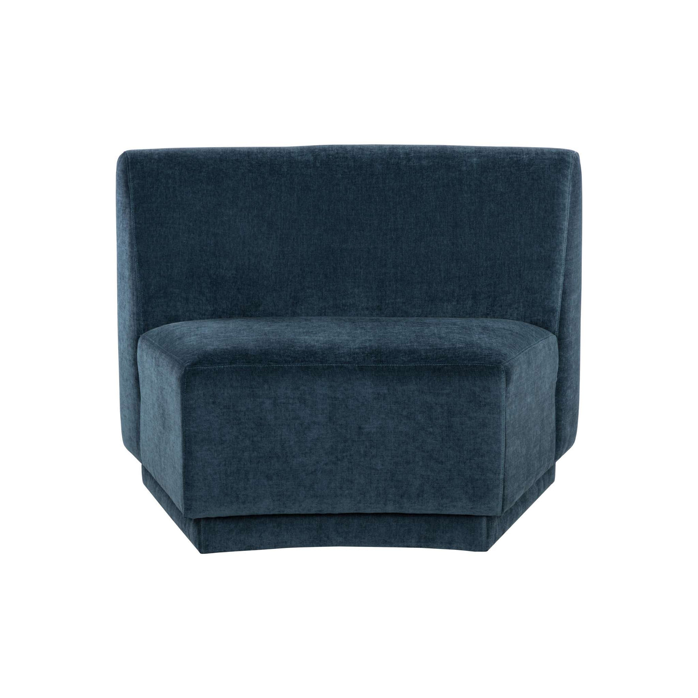 Jaclyn Modular - Armless Chair - Danny Dusty Blue