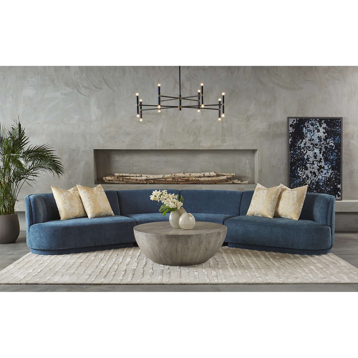 JACLYN MODULAR SECTIONAL BLUE