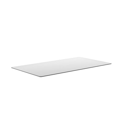 GLASS DINING TABLE TOP - RECTANGULAR - CLEAR - 86.5"