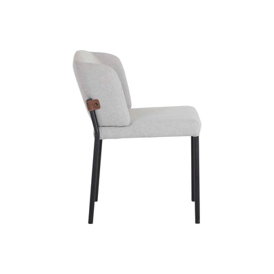 Pearce Dining Chair - Light Grey / Bravo Cognac (Sef Of 2)