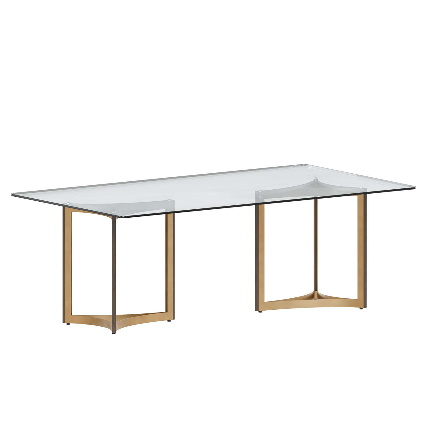 Glass Dining Table Top - Rectangular - Clear - 86.5"