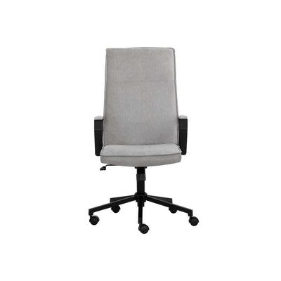 SWANSON OFFICE CHAIR - POLO CLUB STONE / BRAVO METAL