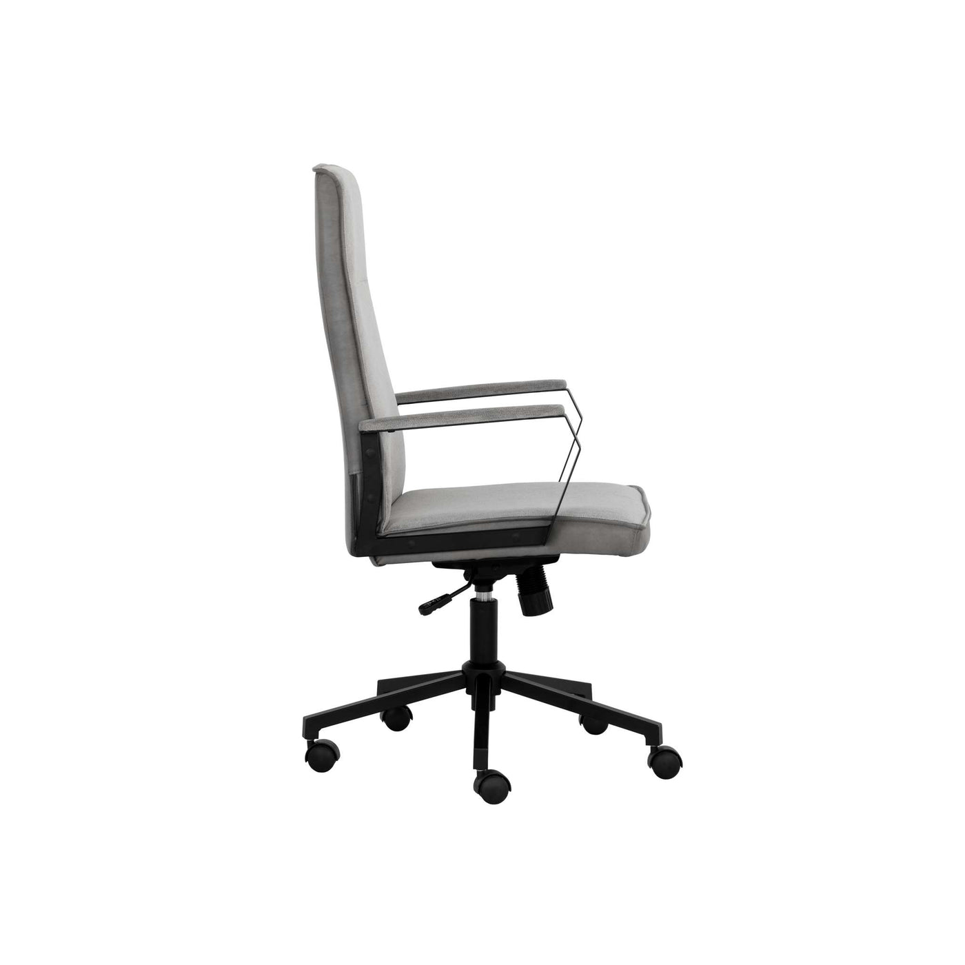 SWANSON OFFICE CHAIR - POLO CLUB STONE / BRAVO METAL