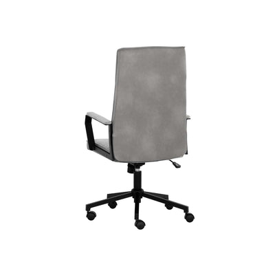 SWANSON OFFICE CHAIR - POLO CLUB STONE / BRAVO METAL