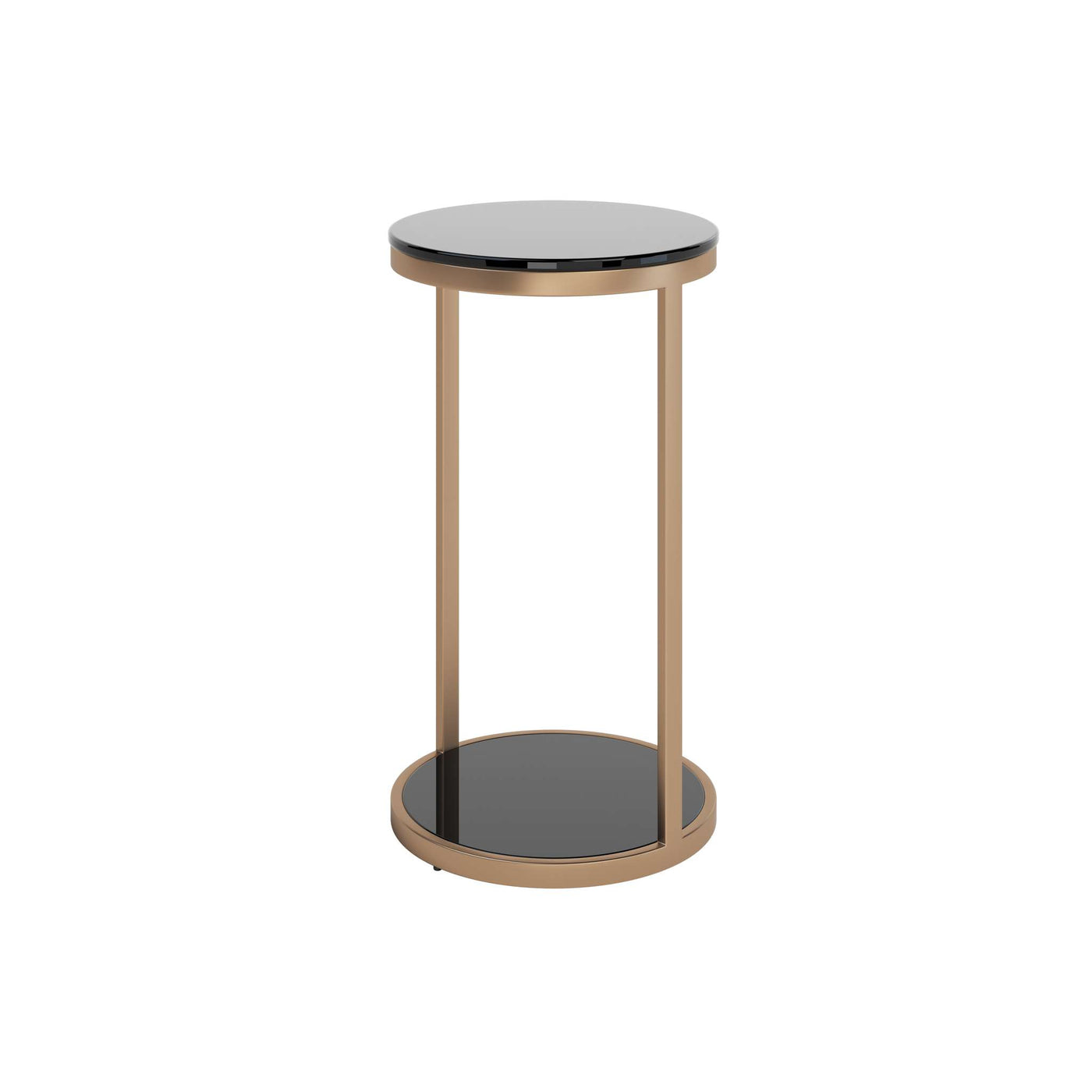 BENJAMIN END TABLE - ANTIQUE BRASS