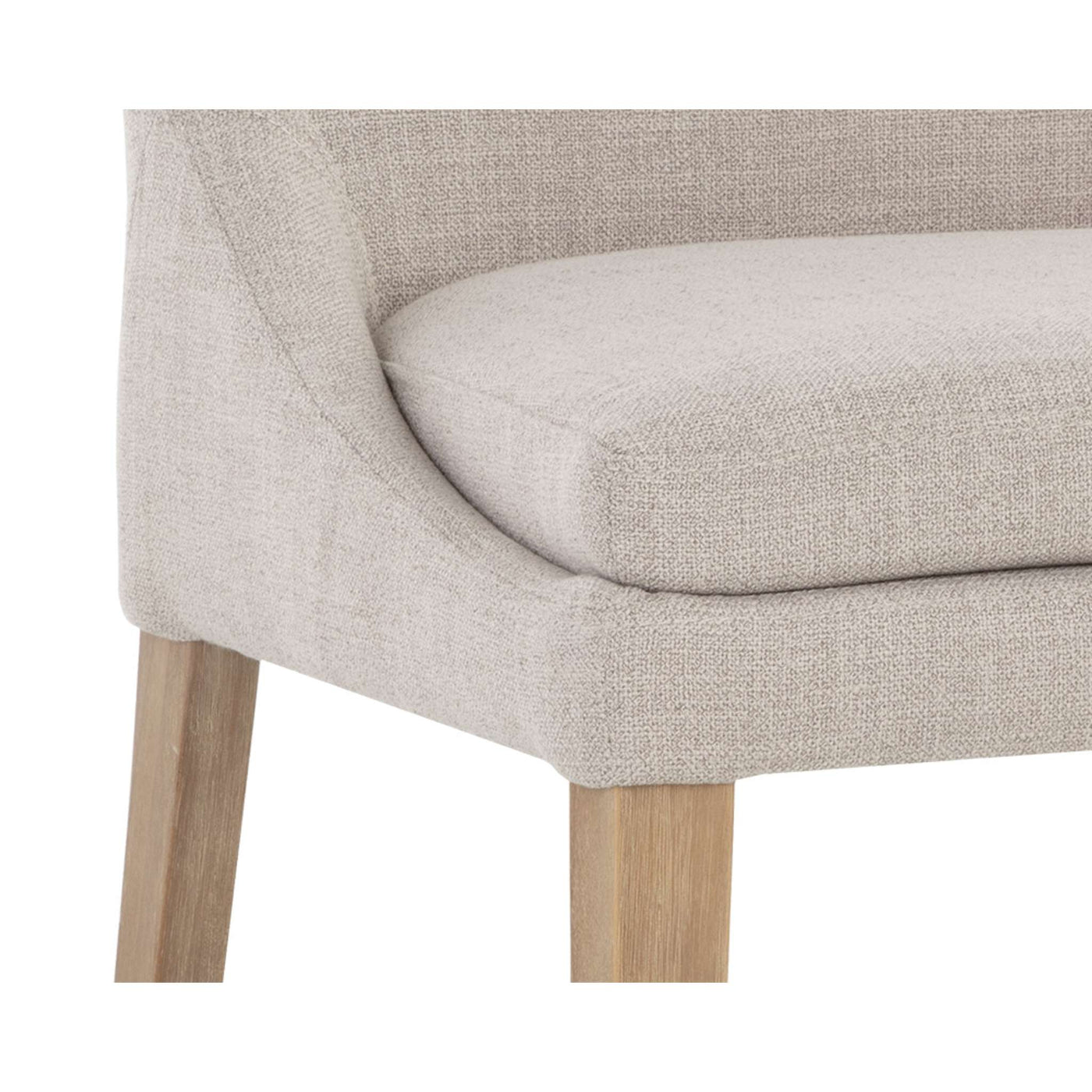 ROSINE DINING CHAIR - EFFIE FLAX (Sef of 2)