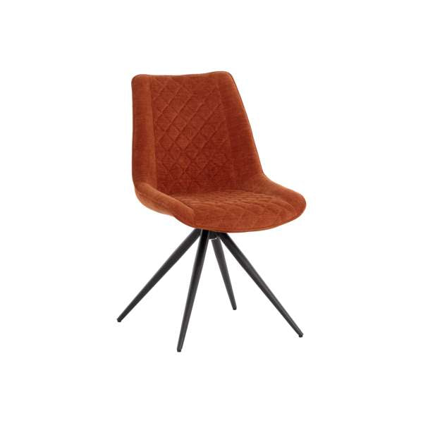 Freya Swivel Dining Chair - Danny Rust