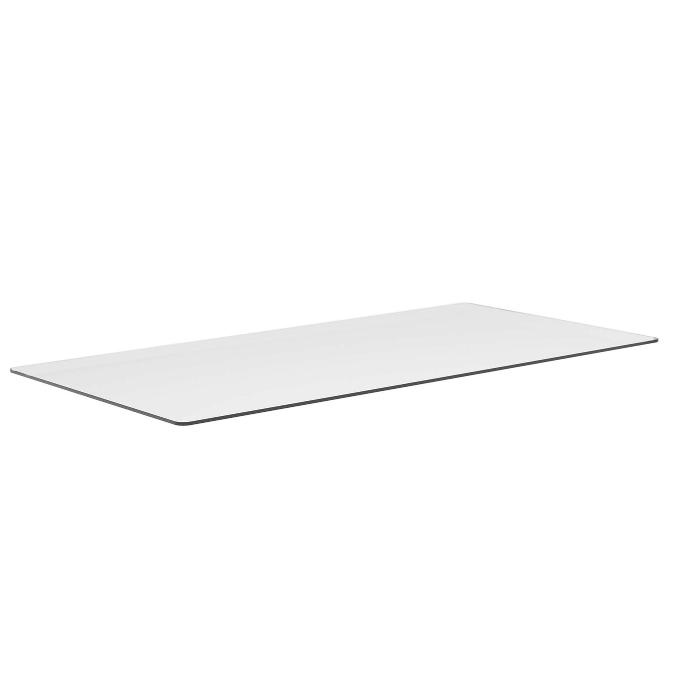 Glass Dining Table Top - Rectangular - Clear - 96"