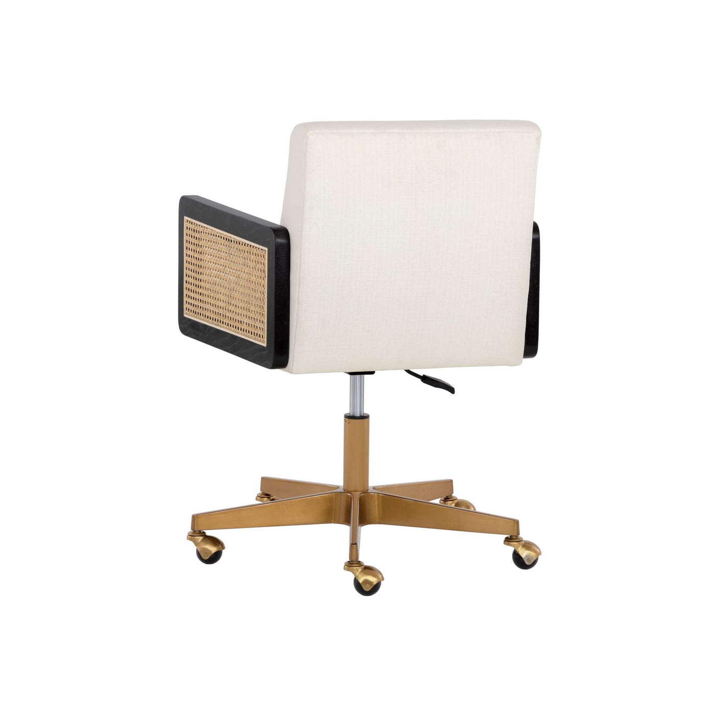 Claudette Office Chair - Linoso Ivory