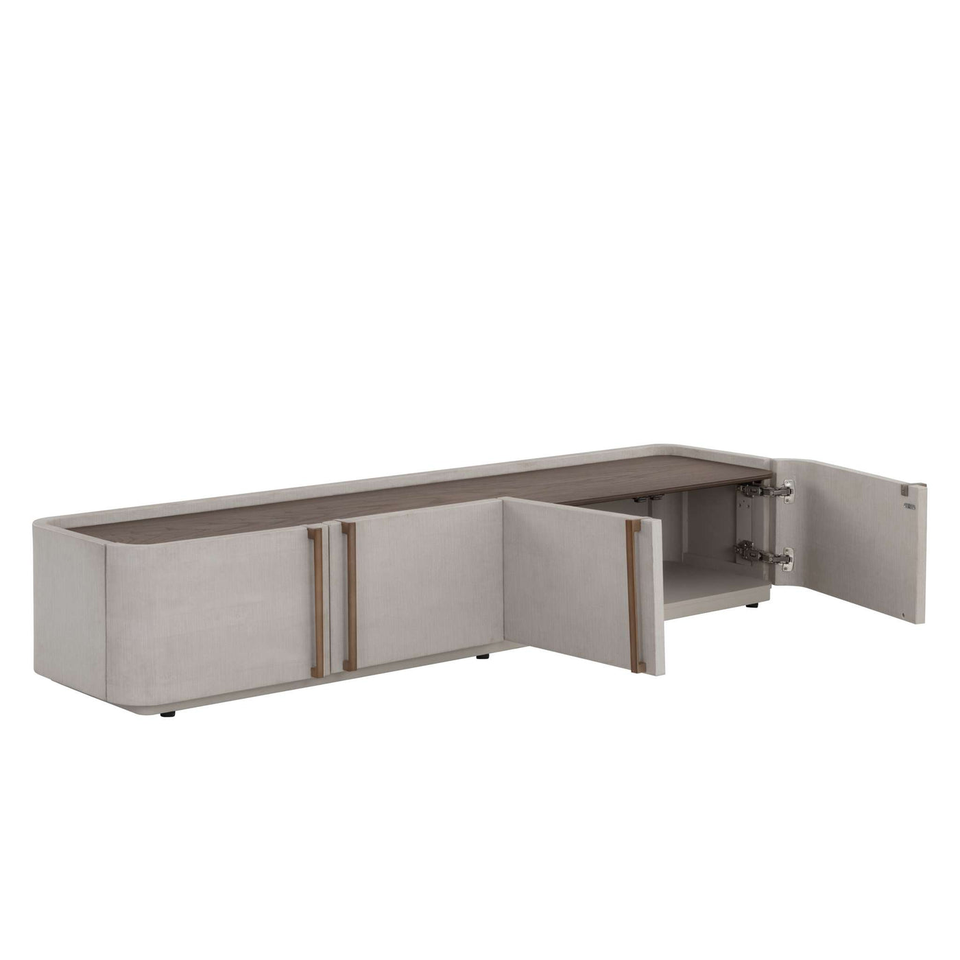 Jamille Media Console And Cabinet - Cream