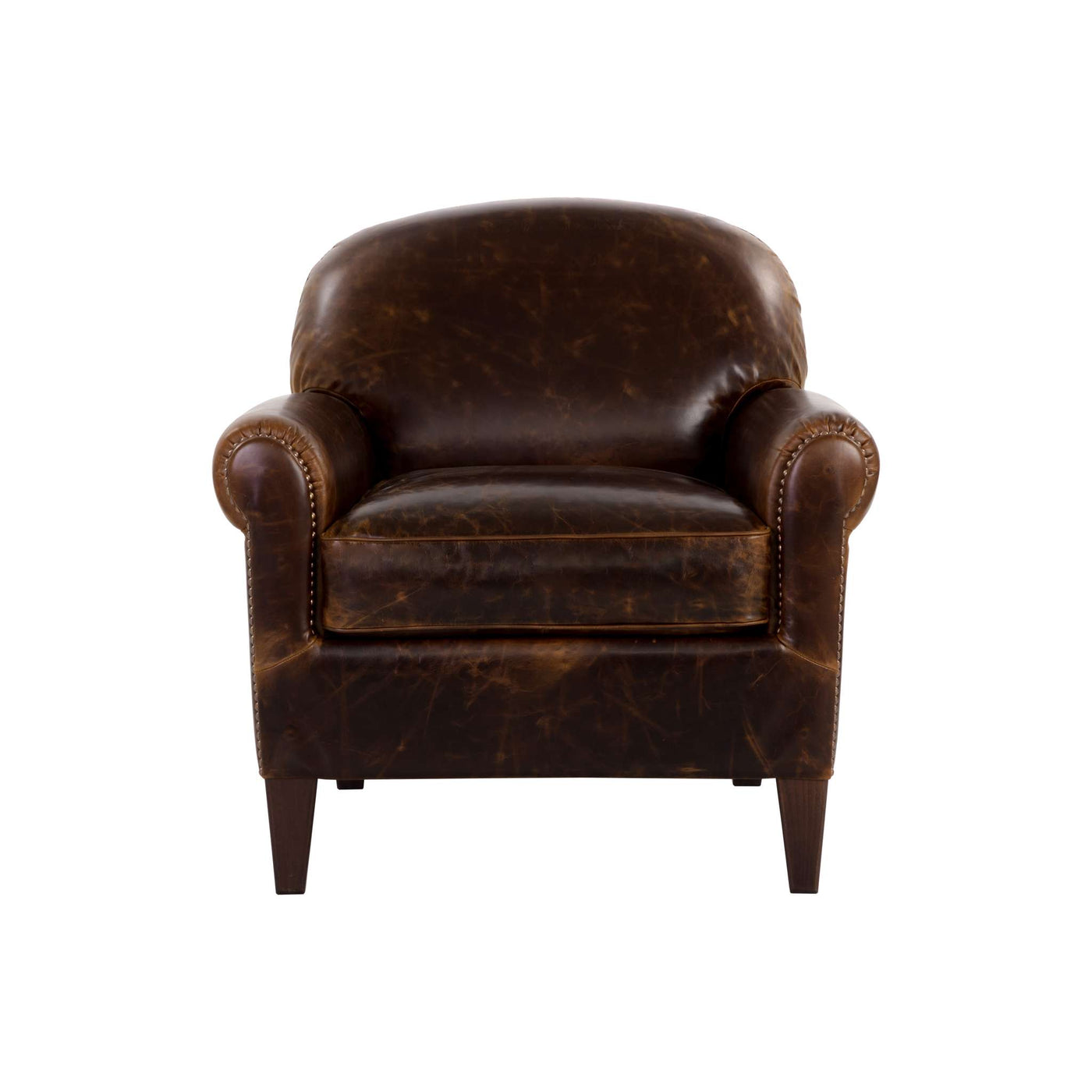 Bastoni Lounge Chair - Chocolate Leather