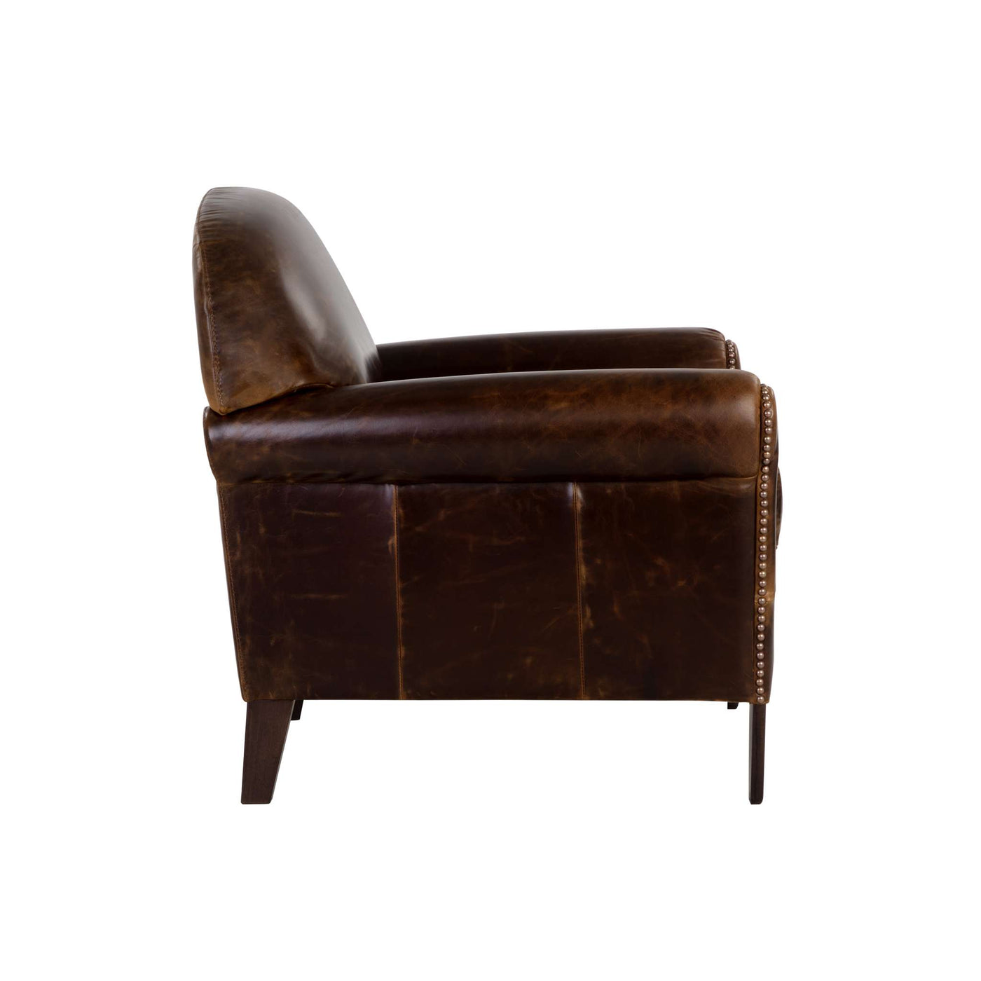 Bastoni Lounge Chair - Chocolate Leather