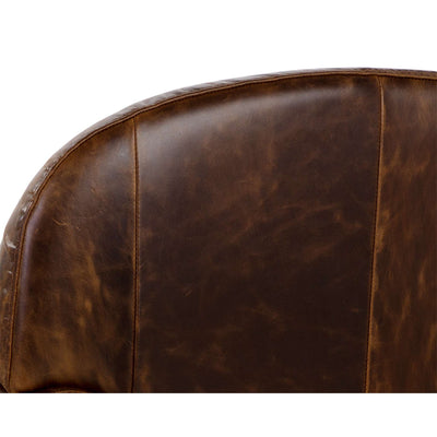 Bastoni Lounge Chair - Chocolate Leather