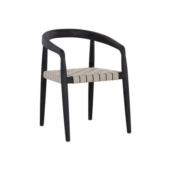 Cayman Dining Armchair - Charcoal