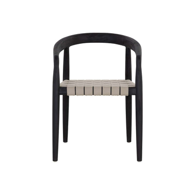 CAYMAN DINING ARMCHAIR - CHARCOAL