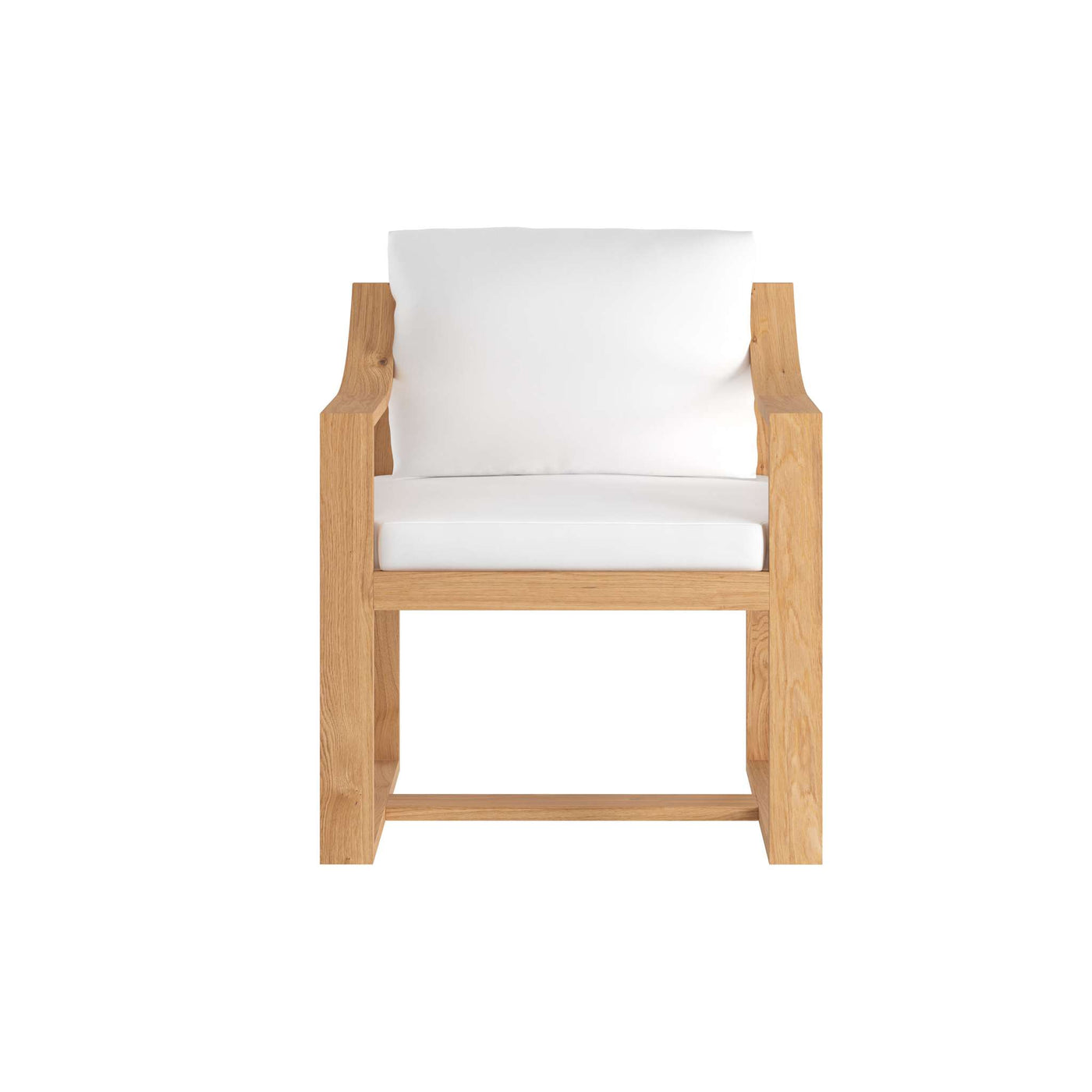 Tahiti Dining Armchair - Stinson White