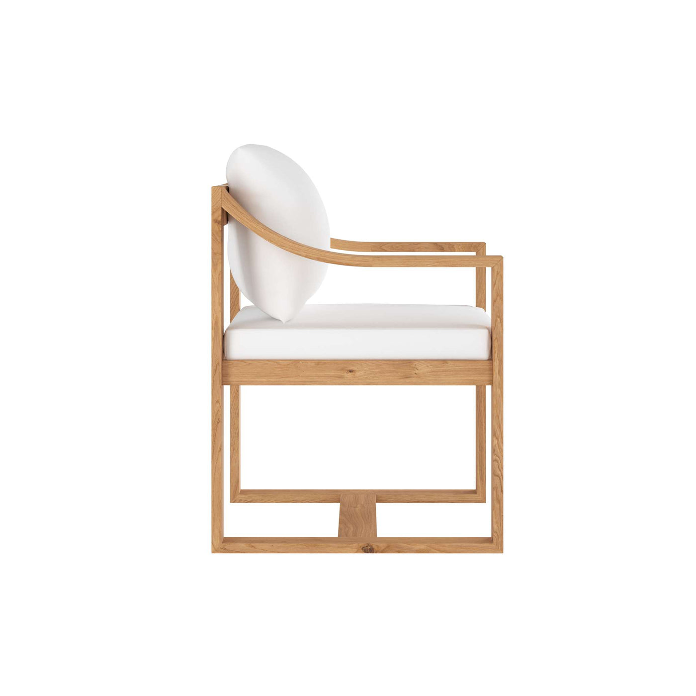 TAHITI DINING ARMCHAIR - STINSON WHITE