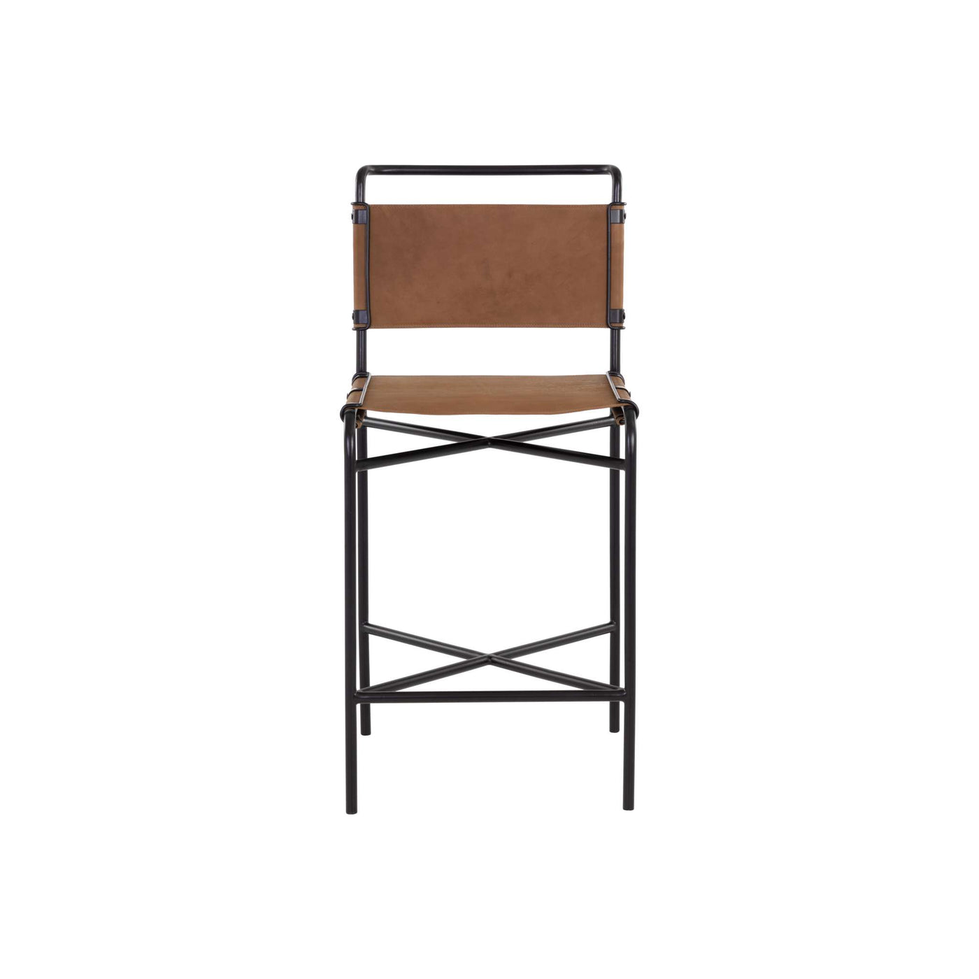 Corrigan Counter Stool - Cognac Leather