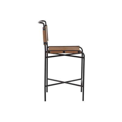 CORRIGAN COUNTER STOOL - COGNAC LEATHER