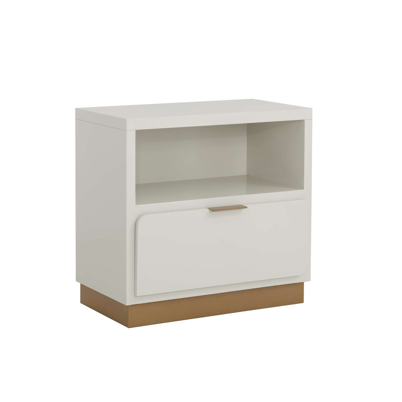 Jenkins Nightstand - High Gloss Cream