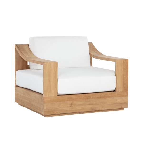 TAHITI SWIVEL LOUNGE CHAIR - STINSON WHITE