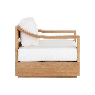 TAHITI SWIVEL LOUNGE CHAIR - STINSON WHITE