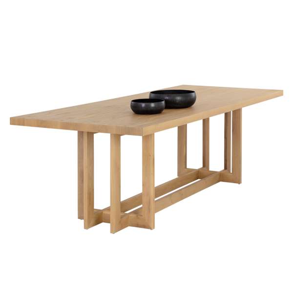 DISERA DINING TABLE - NATURAL - 96"