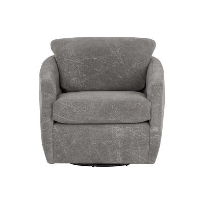 Irina Swivel Lounge Chair - Nepal Pebble