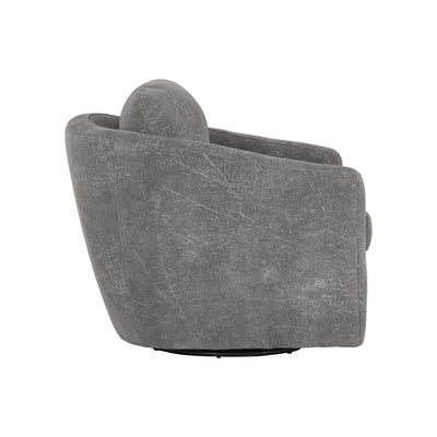 Irina Swivel Lounge Chair - Nepal Pebble