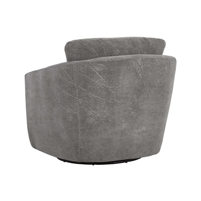 IRINA SWIVEL LOUNGE CHAIR - NEPAL PEBBLE