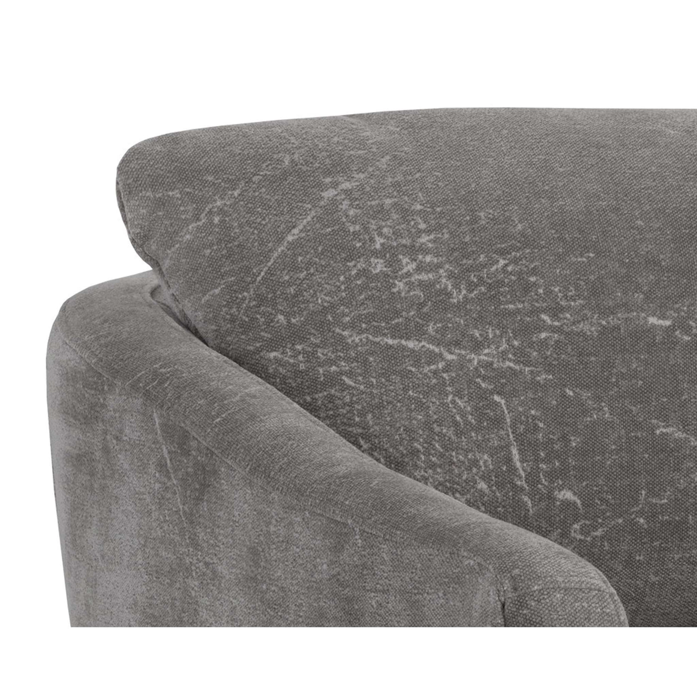 Irina Swivel Lounge Chair - Nepal Pebble