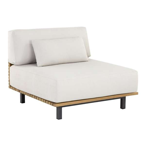 Geneve Modular - Armless Chair - Palazzo Cream