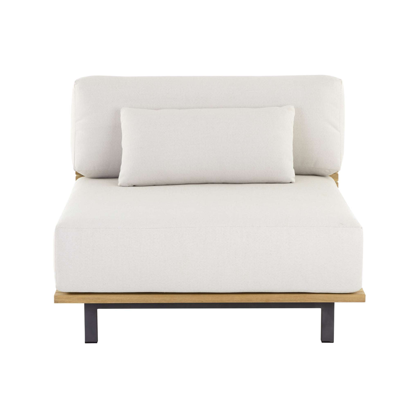 Geneve Modular - Armless Chair - Palazzo Cream