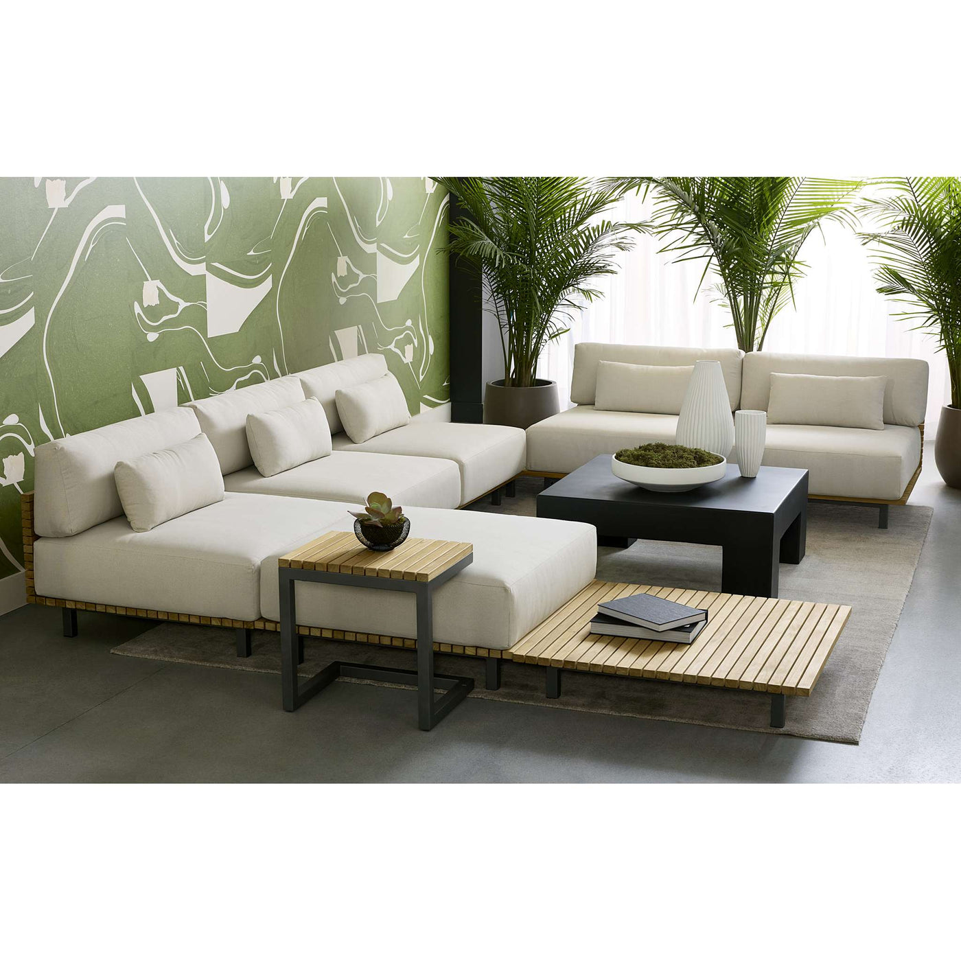 GENEVE MODULAR - OTTOMAN - PALAZZO CREAM