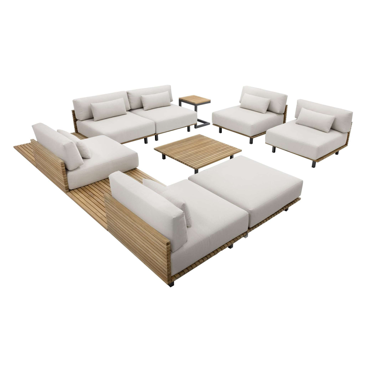 Geneve Modular - Ottoman - Palazzo Cream