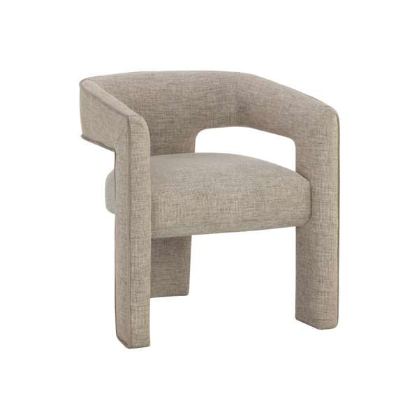 Krasner Dining Armchair - Rhapsody Sand