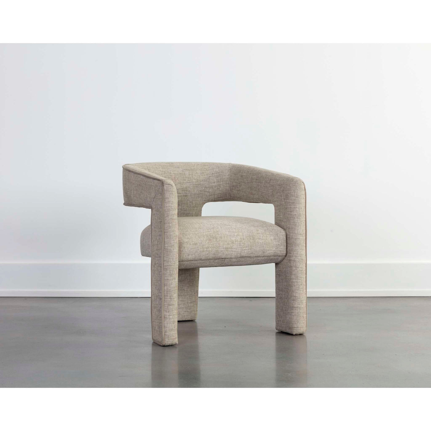 KRASNER DINING ARMCHAIR - RHAPSODY SAND