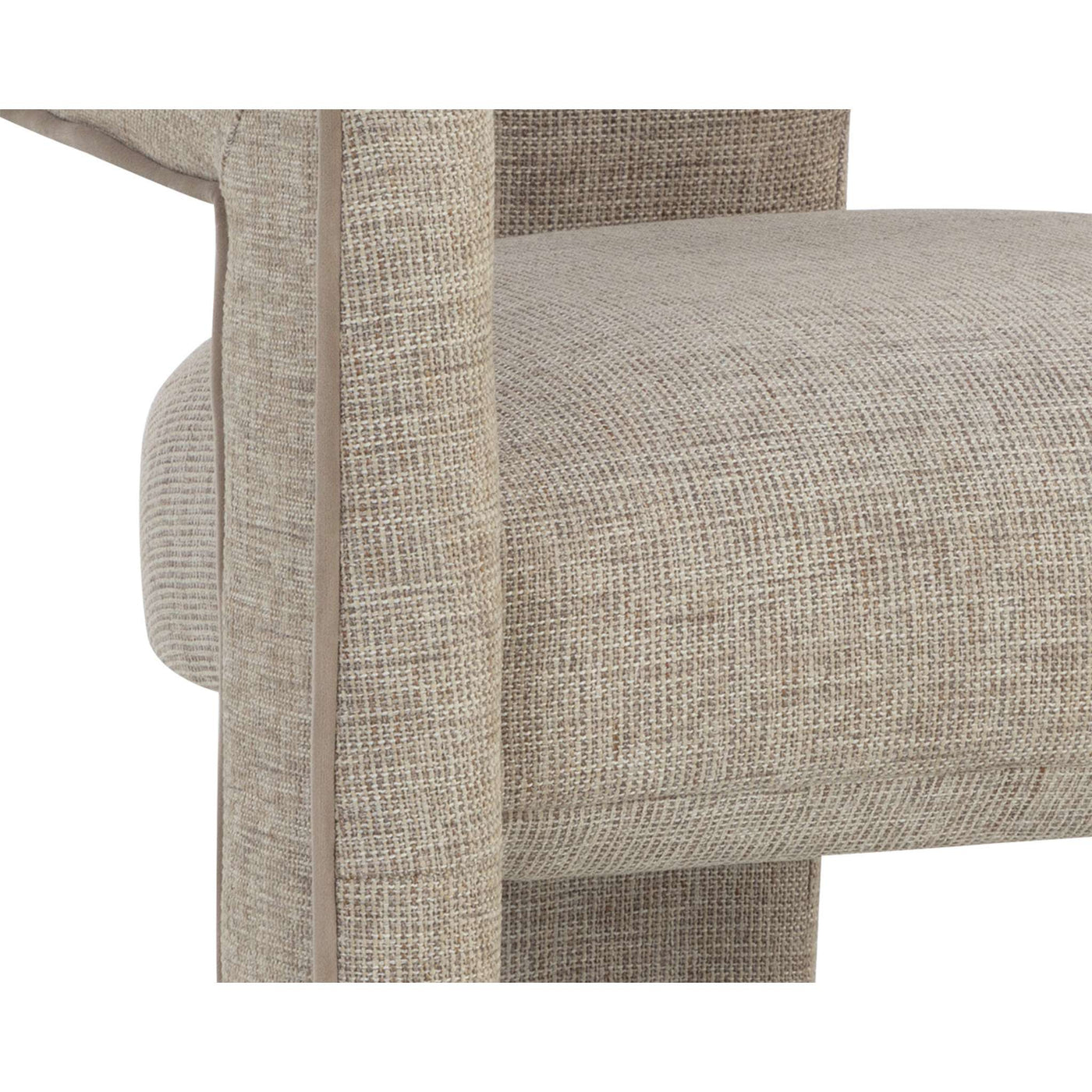 Krasner Dining Armchair - Rhapsody Sand