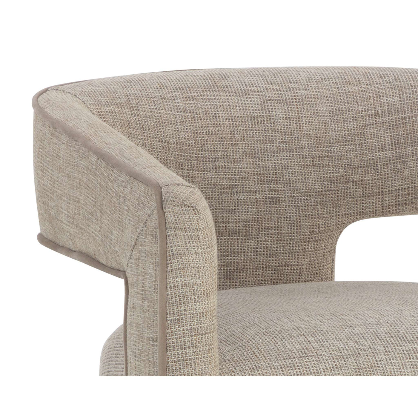 Krasner Dining Armchair - Rhapsody Sand