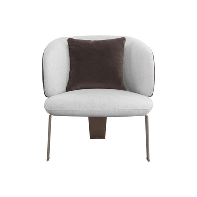 Garry Lounge Chair - San Remo Winter Cloud / Meg Ash