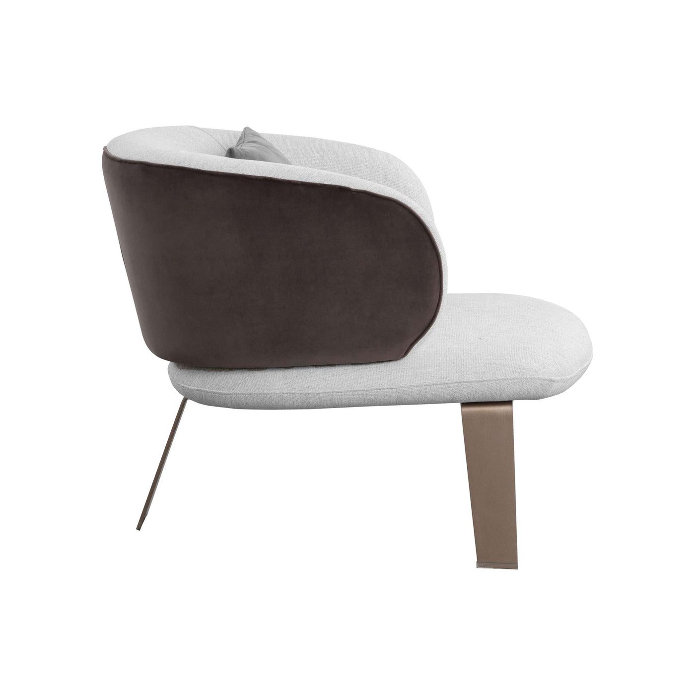 Garry Lounge Chair - San Remo Winter Cloud / Meg Ash