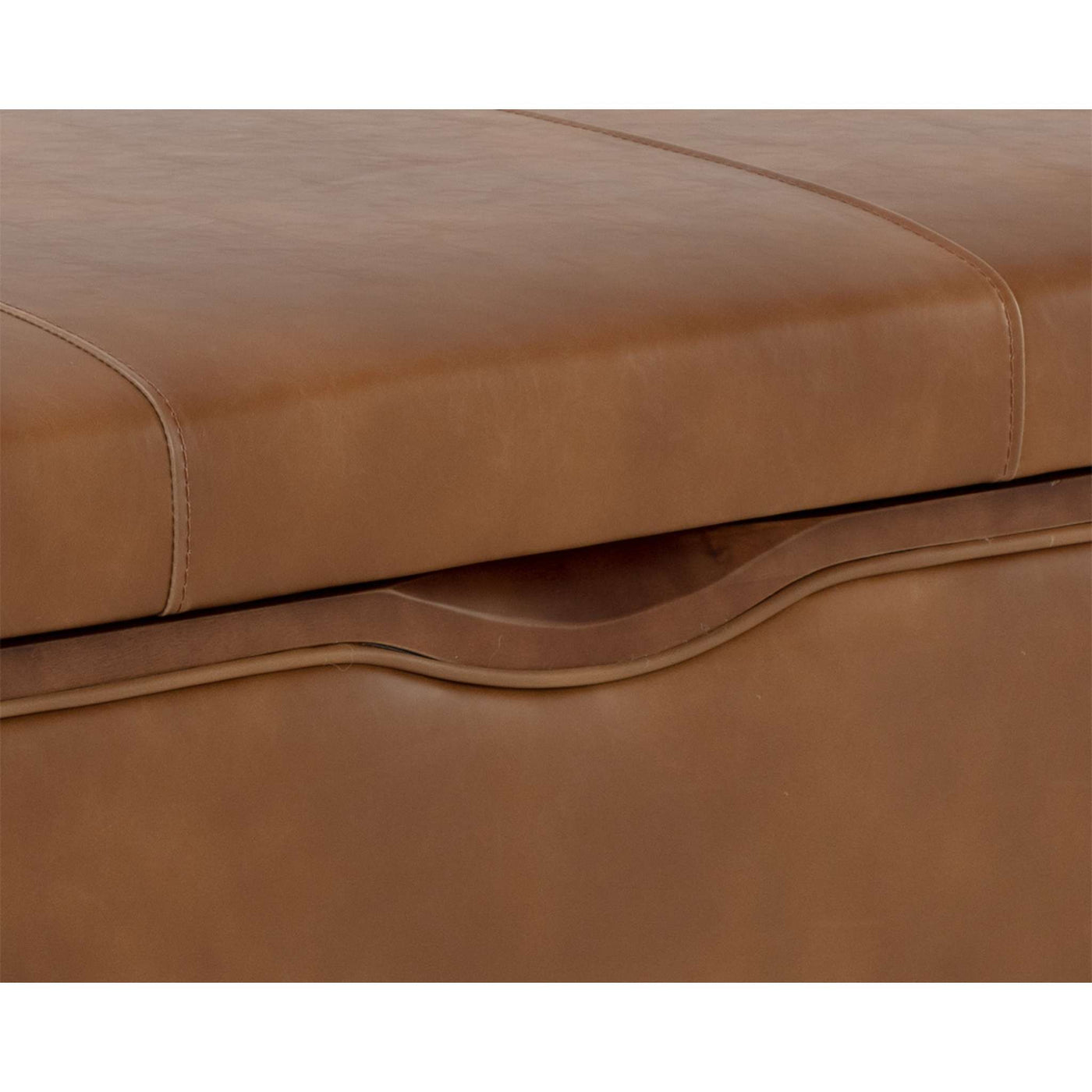 KAEL STORAGE BENCH - TOBACCO TAN