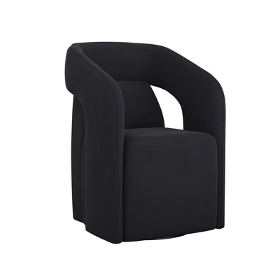 KENDRICK WHEELED DINING ARMCHAIR