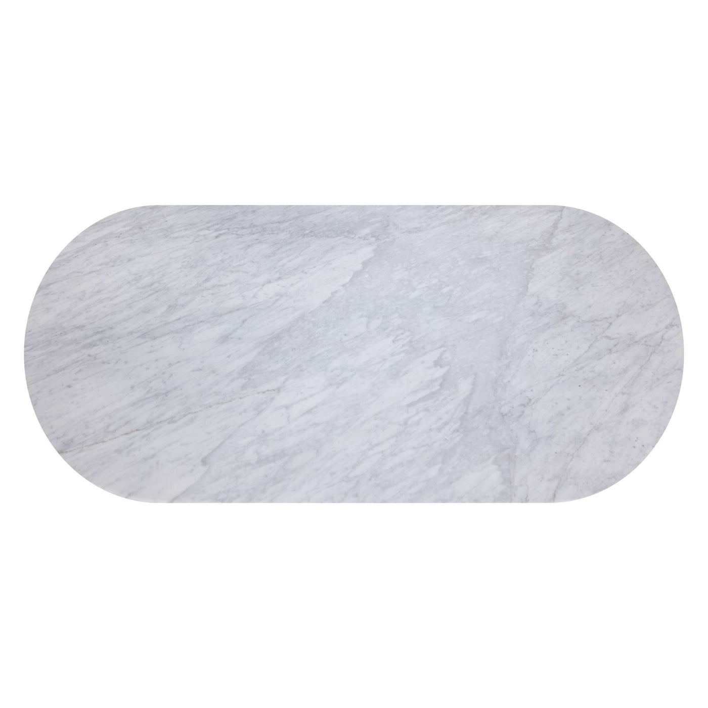 PALOMA DINING TABLE - OVAL - WHITE MARBLE - 84"