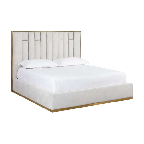 NEMU BED - KING - RHEA LIGHT BARLEY