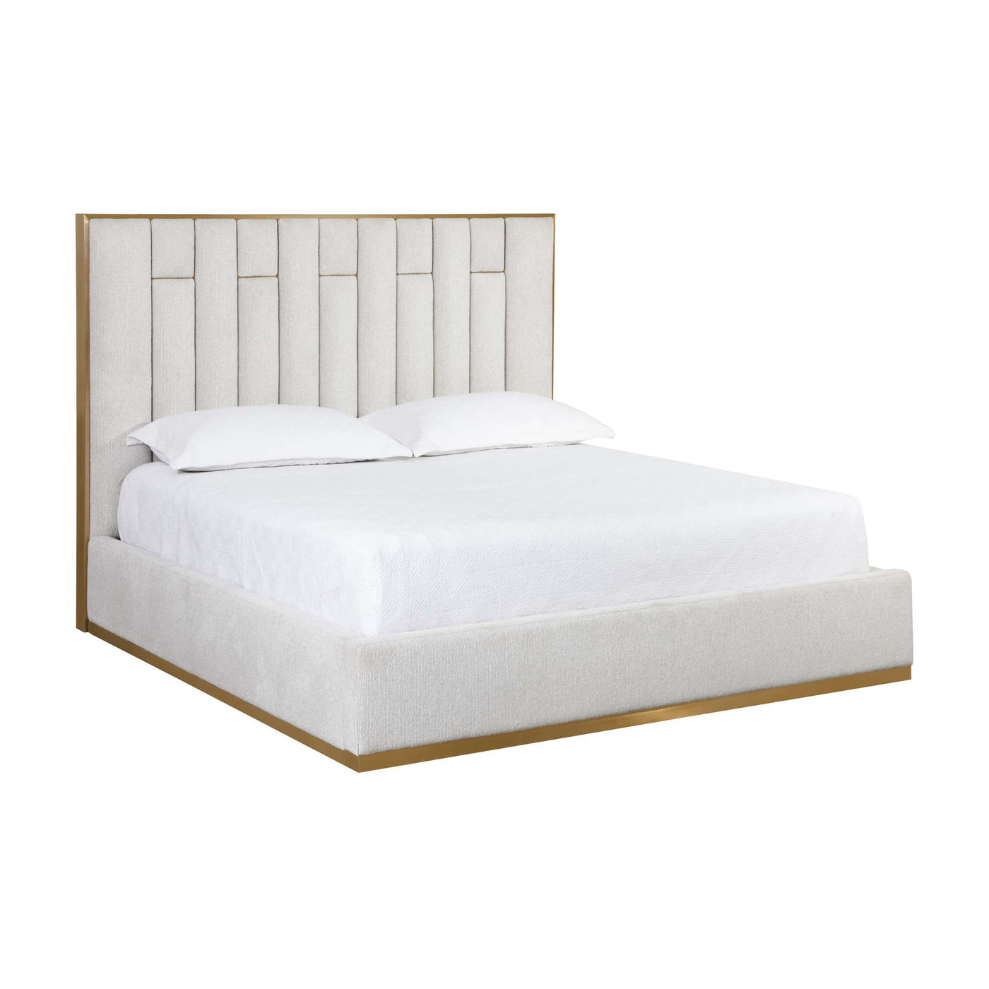 NEMU BED - KING - RHEA LIGHT BARLEY