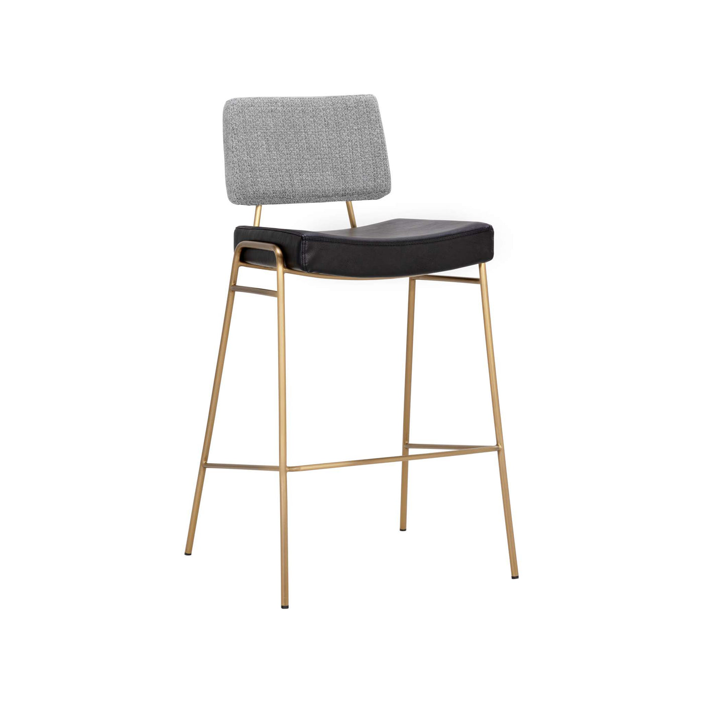 BRINLEY BARSTOOL - GOLD - NIGHTFALL BLACK / CHACHA GREY