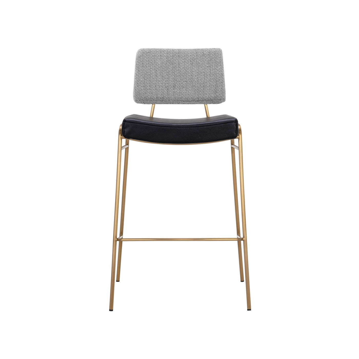 BRINLEY BARSTOOL - GOLD - NIGHTFALL BLACK / CHACHA GREY