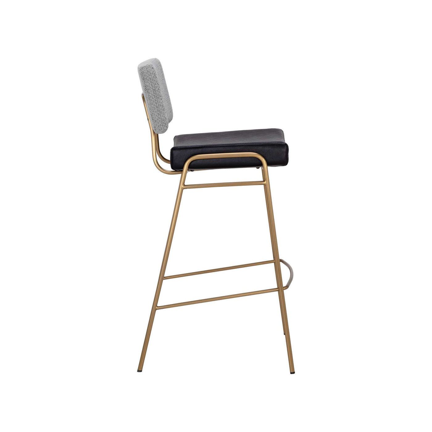 Brinley Barstool - Gold - Nightfall Black / Chacha Grey