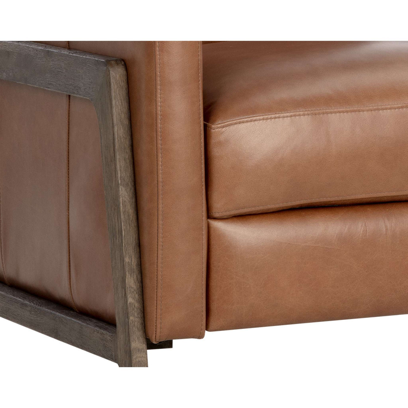 BRANDON RECLINER - SHALIMAR TOBACCO LEATHER